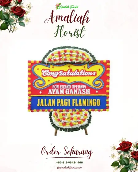 Sewa Papan Bunga 17 Ilir